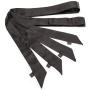 Worldgirl Silky Black Bondage Restraints (4 Pack)