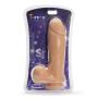 Si Novelties Extra Thick Suction Cup Dildo with Balls 8 Inch