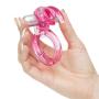 Triple Flicker Vibrating Cock Ring Triple Flicker Vibrating Cock Ring