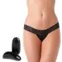 Secrets 5 Function Remote Control Vibrating Black Lace Thong