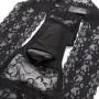 Secrets 5 Function Remote Control Vibrating Black Lace Thong