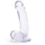 Ice Gem Realistic Suction Cup Dildo with Balls 6 Inch Ice Gem Realistic Suction Cup Dildo with Balls 6 Inch