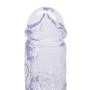 Ice Gem Realistic Suction Cup Dildo with Balls 7 Inch