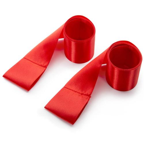 Worldgirl Oh! Red Silky Bondage Restraints