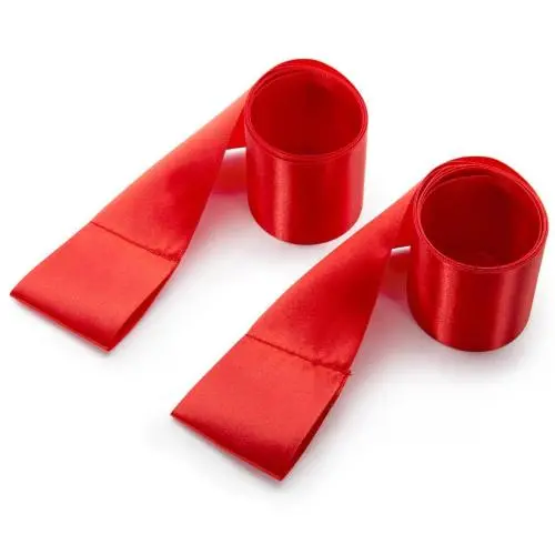 Worldgirl Oh! Red Silky Bondage Restraints