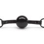 Bondage Boutique Black Rose Silicone Ball Gag