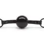 Bondage Boutique Black Rose Silicone Ball Gag