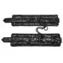 Bondage Boutique Black Rose Faux Fur Lined Wrist Cuffs Bondage Boutique Black Rose Faux Fur Lined Wrist Cuffs