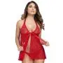 Worldgirl Unwrap Me Red Lace Babydoll