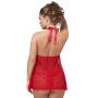 Worldgirl Unwrap Me Red Lace Babydoll