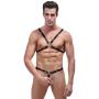Male Power Shoulder Harness with C-Ring Waist Band