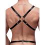 Male Power Shoulder Harness with C-Ring Waist Band