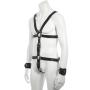 DOMINIX Deluxe Leather Body Harness with Cock Ring and Wrist Cuffs DOMINIX Deluxe Leather Body Harness with Cock Ring and Wrist Cuffs