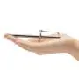 Titus Stainless Steel Through-Hole Prince's Wand with Glans Ring