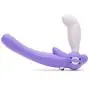 Worldgirl Double Delight Adjustable Purple Vibrating Strapless Strap-On Worldgirl Double Delight Adjustable Purple Vibrating Strapless Strap-On