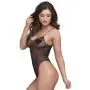 Worldgirl Crotchless Sheer Spaghetti Strap Body
