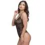 Worldgirl Crotchless Lace Spaghetti Strap Body Worldgirl Crotchless Lace Spaghetti Strap Body