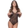 Worldgirl Crotchless Lace Peek-a-Boo Body
