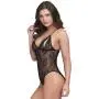 Worldgirl Crotchless Lace Peek-a-Boo Body