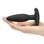 ElectraStim Bi-Polar Electrosex Silicone Noir Rocker Small Butt Plug