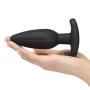 ElectraStim Bi-Polar Electrosex Silicone Noir Rocker Medium Butt Plug