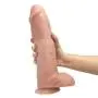 King Cock Mega Girthy Ultra Realistic Suction Cup Dildo 10.5 Inch