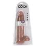 King Cock Mega Girthy Ultra Realistic Suction Cup Dildo 10.5 Inch