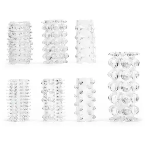 Worldgirl Textured Penis Sleeve Set (7 Pack)