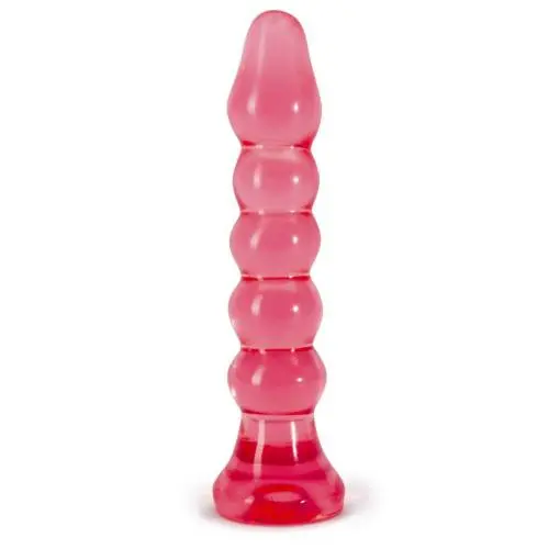 Doc Johnson Crystal Jellies Ribbed Anal Starter Dildo 5 Inch Doc Johnson Crystal Jellies Ribbed Anal Starter Dildo 5 Inch
