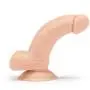True Lover Cushioned Core Curved Suction Cup Dildo with Balls 5.5 Inch
