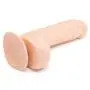 Cushioned Core Realistic Suction Cup Dildo with Balls 6 Inch