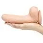 Cushioned Core Realistic Suction Cup Dildo with Balls 6 Inch