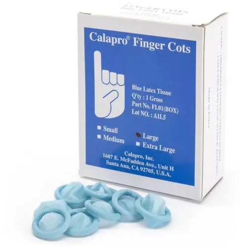 Calapro Latex Finger Cots (144 Pack) Calapro Latex Finger Cots (144 Pack)