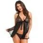 Worldgirl Unwrap Me Black Lace Babydoll Worldgirl Unwrap Me Black Lace Babydoll
