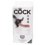 King Cock Strap-On Harness Kit with Realistic Dildo 8 Inch