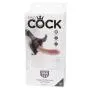 King Cock Strap-On Harness Kit with Realistic Dildo 8 Inch King Cock Strap-On Harness Kit with Realistic Dildo 8 Inch