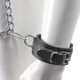 DOMINIX Deluxe Leather and Chain Harness with Cock Ring and Cuffs DOMINIX Deluxe Leather and Chain Harness with Cock Ring and Cuffs