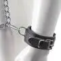 DOMINIX Deluxe Leather and Chain Harness with Cock Ring and Cuffs