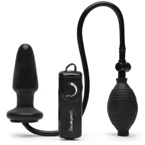 Worldgirl Vibrating Inflatable Butt Plug 4.5 Inch Worldgirl Vibrating Inflatable Butt Plug 4.5 Inch