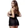 Baci Lingerie Open Cup Black Polka Dot Babydoll Baci Lingerie Open Cup Black Polka Dot Babydoll