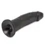 King Cock Girthy Ultra Realistic Black Suction Cup Dildo 8.5 Inch