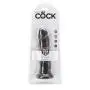 King Cock Girthy Ultra Realistic Black Suction Cup Dildo 8.5 Inch