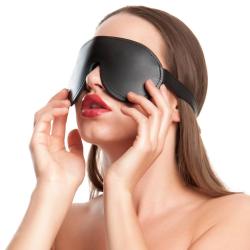 DOMINIX Deluxe Padded Leather Blindfold