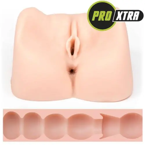 THRUST Pro Xtra Hayley Ribbed Realistic Vagina and Ass 1.1kg THRUST Pro Xtra Hayley Ribbed Realistic Vagina and Ass 1.1kg