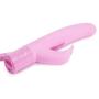 Extra Girthy Inflatable Silicone G-Spot Rabbit Vibrator 4.5 Inch