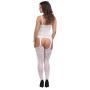 Worldgirl White Fishnet and Lace Bodystocking Worldgirl White Fishnet and Lace Bodystocking