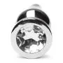 LuxGem Metal Jewelled Butt Plug 4 Inch