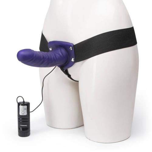 Worldgirl Perfect Partner 10 Function Vibrating Strap-On 6 Inch