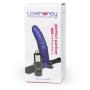 Worldgirl Perfect Partner Unisex Hollow 10 Function Vibrating Strap-On 8 Inch