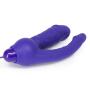 Double O Heaven 10 Function Vibrating Silicone Double Penetration Dildo